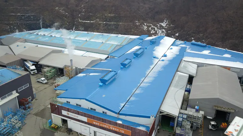 진천 공장 판넬 지붕·맞춤 갤러리 완공 시공 과정