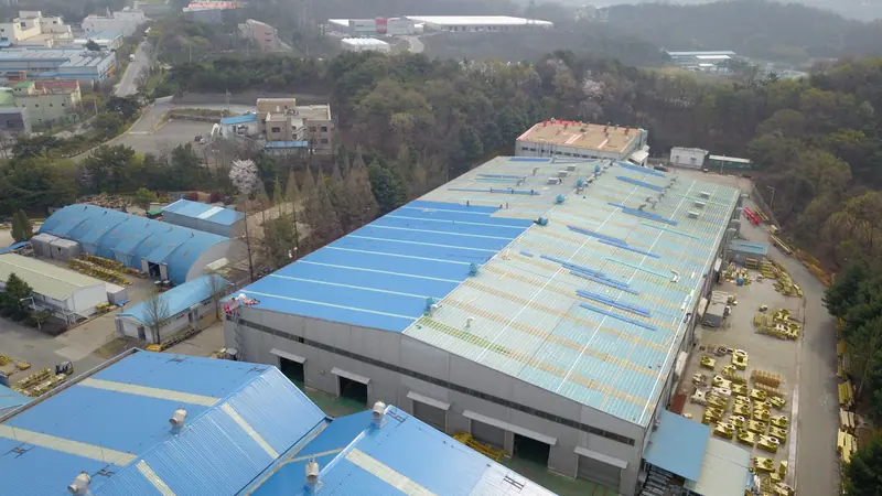 화성 팔탄면 3,300평 공장 V-500 강판 공사 시공 과정