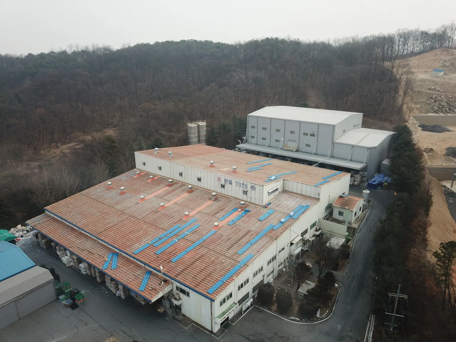진천 지붕공사 현장