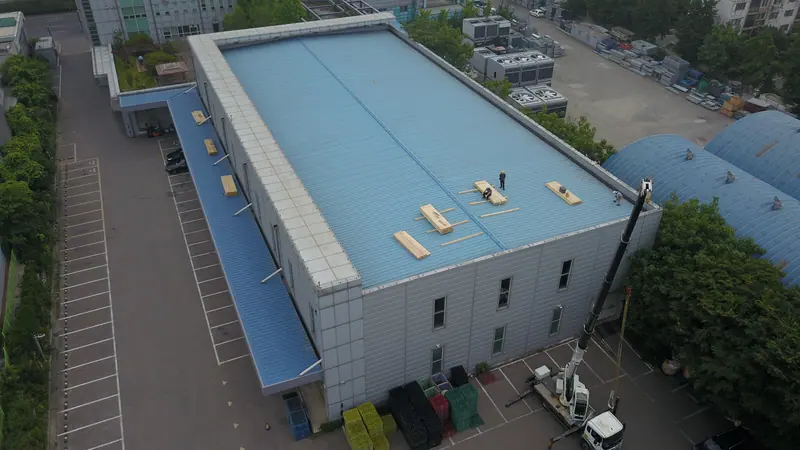 인천 중구 공장 지붕·캐노피 칼라강판 공사